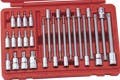 Genius Tools BS-2326TAL 26PC 1/4 & 3/8" Dr. Long Tamperproof Star Bit Sockets