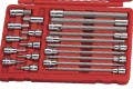 Genius Tools BS-320HMX 20PC 3/8" Dr. Long Hex Bit Socket Set