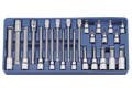 Genius Tools BS-3424P 24PC 3/8 & 1/2" Dr. Slotted & Philips Long Bit Skt. Set