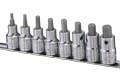 Genius Tools BS-408H 8PC 1/2" Dr. Metric Hex Bit Socket Set