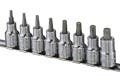Genius Tools BS-408T 8/9PC 1/2" Dr. Star Bit Socket Set