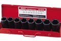Genius Tools CM-023-1 8PC Dr. SAE Impact Socket Set