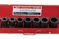 Genius Tools CM-037-1 7PC 1" Dr. SAE Deep Impact Socket Set