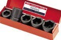 Genius Tools CM-1 1" Dr. Metric Impact Socket Set