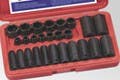 Genius Tools TF-326S 26PC 3/8" Dr. SAE Impact Socket Set