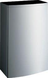 Bobrick B-277 ConturaSeries Surface-Mounted Waste Receptacle w/ LinerMate,12.75-Gallon,Finish-Satin