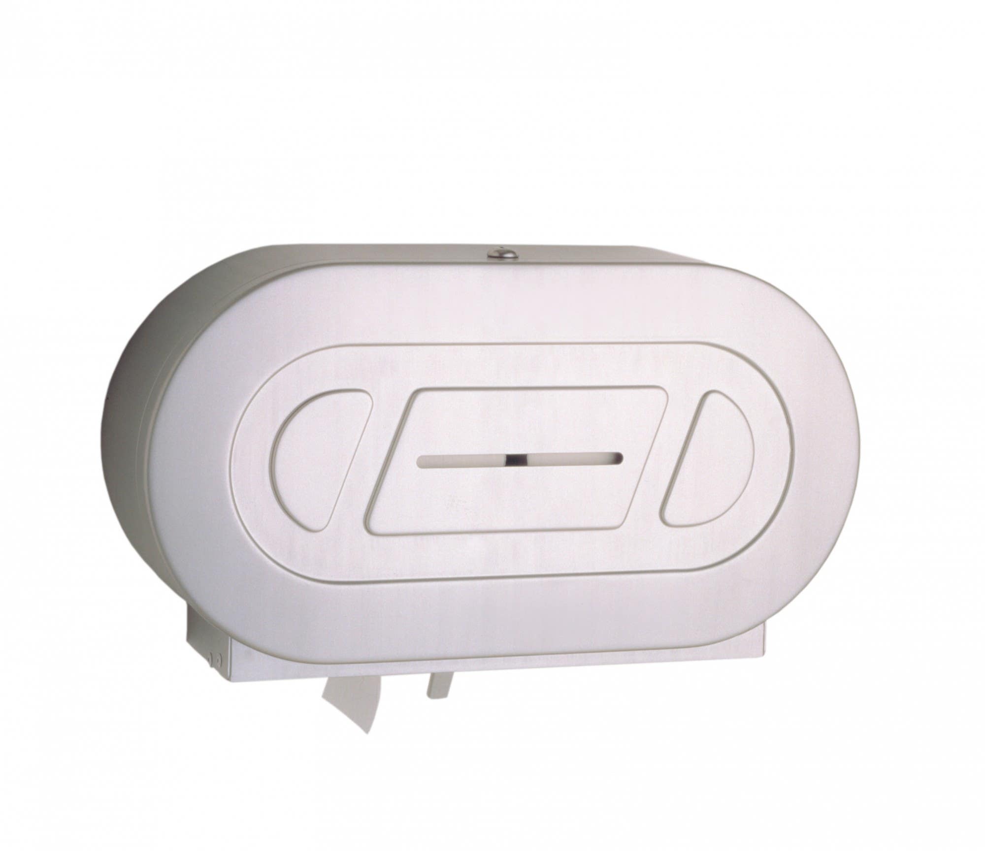 Bobrick B-2892 ClassicSeries Surface-Mounted Jumbo Toilet Tissue Dispenser,Two Rolls,Finish-Satin