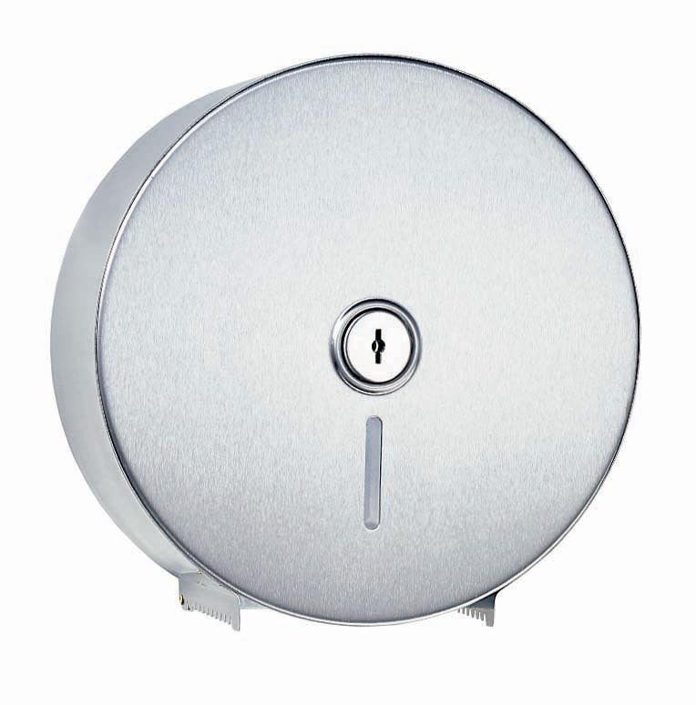 Bobrick B-2890 Surface-Mounted Jumbo Toilet Tissue Dispenser,One Roll,Finish-Satin