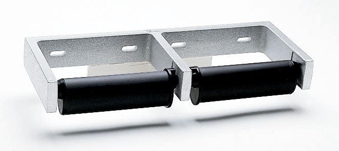 Bobrick B-2740 ClassicSeries Surface-Mounted Toilet Tissue Dispenser, Cast Aluminum, Two Rolls