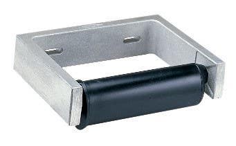 Bobrick B-2730 Surface-Mounted Toilet Tissue Dispenser, Cast Aluminum, One Roll, Finish-Satin
