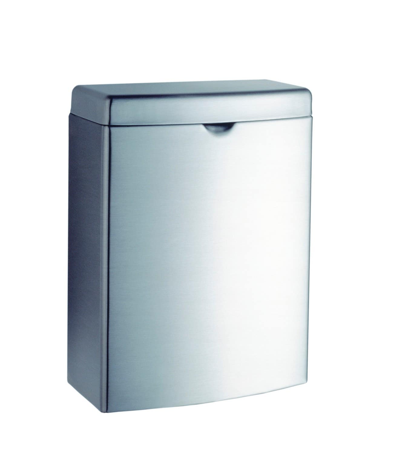 Bobrick B-270 ConturaSeries Surface-Mounted Sanitary Napkin Disposal,1-Gallon,Finish-Satin