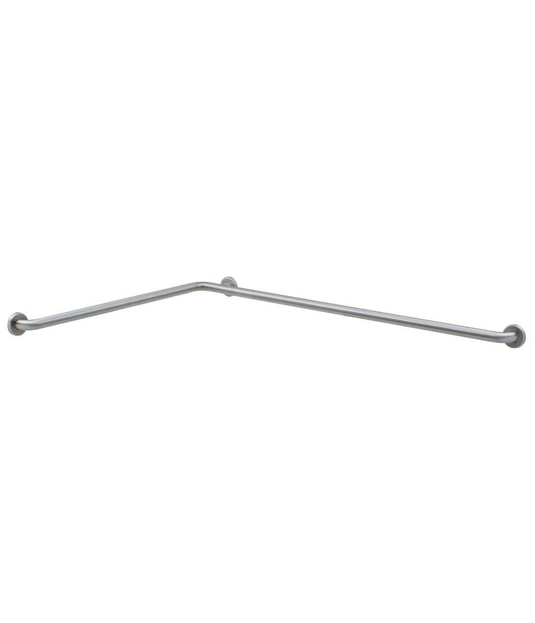 Bobrick B-68137 Two-Wall Grab Bar, Diameter-1-1/2", 36" x 54", Finish-Satin