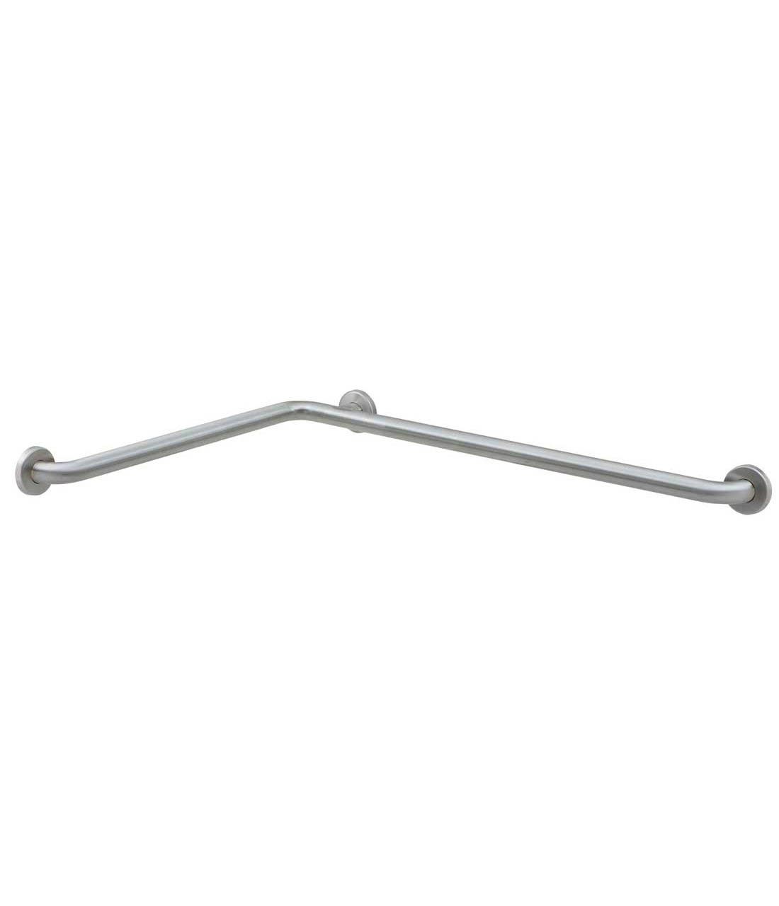 Bobrick B-5897 Two-Wall Grab Bar, Diameter-1-1/4", 42" x 54", Finish-Satin