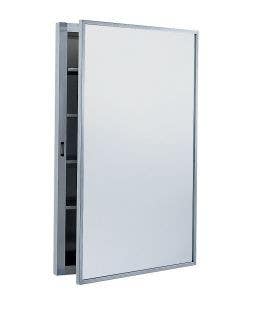Bobrick B-299 Surface-Mounted Medicine Cabinet, Finish-Satin