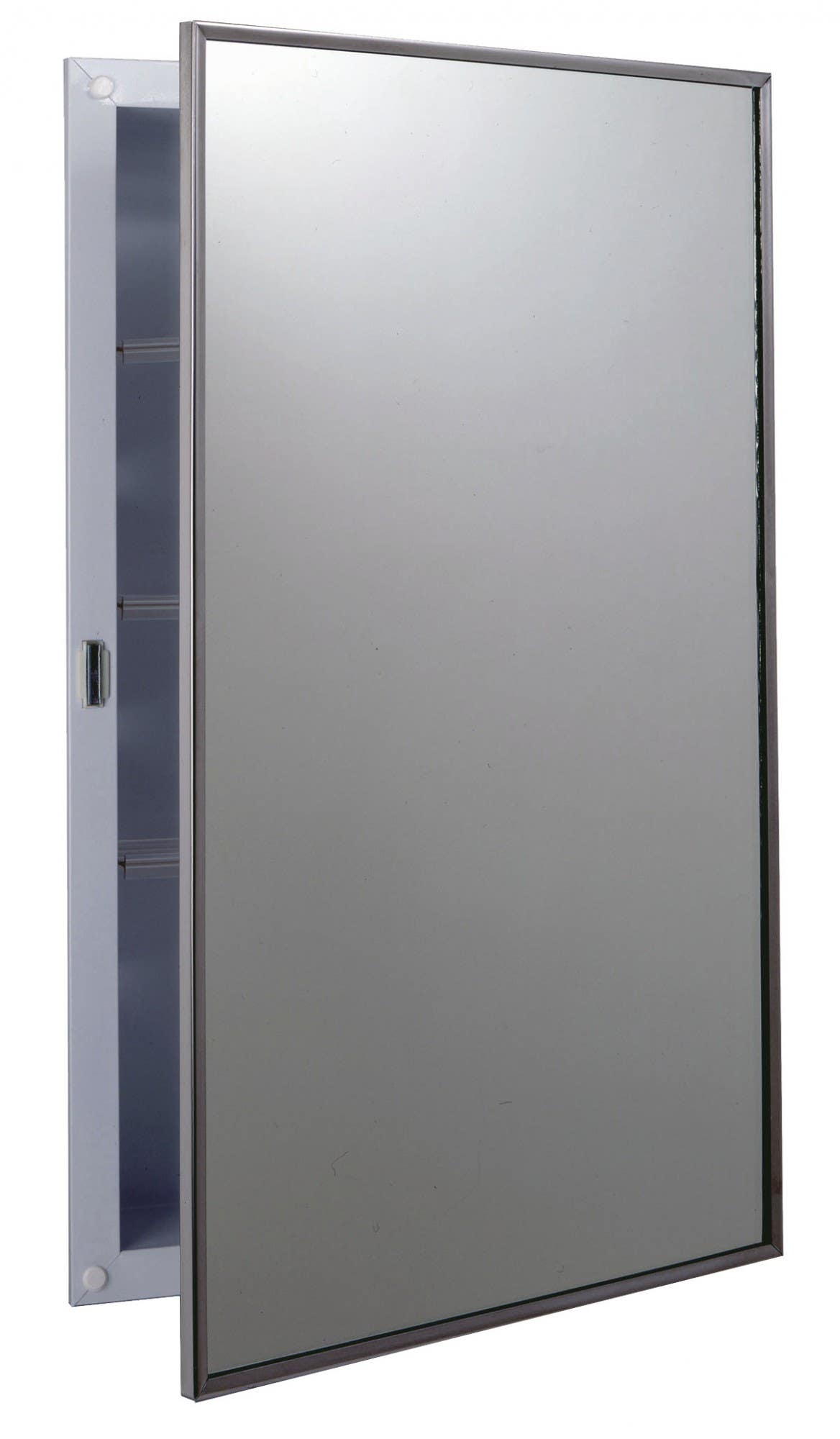 Bobrick B-397 Recessed Medicine Cabinet, Finish-White Enamel