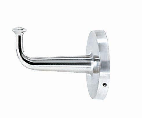 Bobrick B-2116 Surface-Mounted Heavy-Duty Clothes Hook, Concealed Mounting, Finish-Satin Nickel-Plated