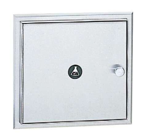 Bobrick B-505 Recessed Specimen Pass-Through Cabinet, Finish-Satin