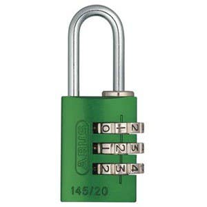 Abus Aluminum 145 Resettable Combination Padlock