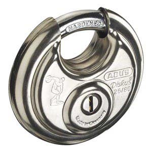 Abus 26/80 Diskus Padlock with Physical Attack Protection