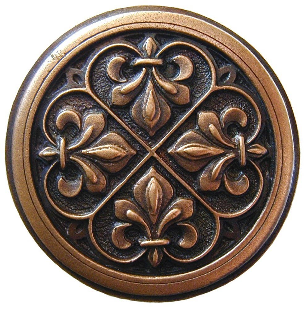 Notting Hill NHK-160 Fleur-de-Lis Knob 1-3/8 diameter