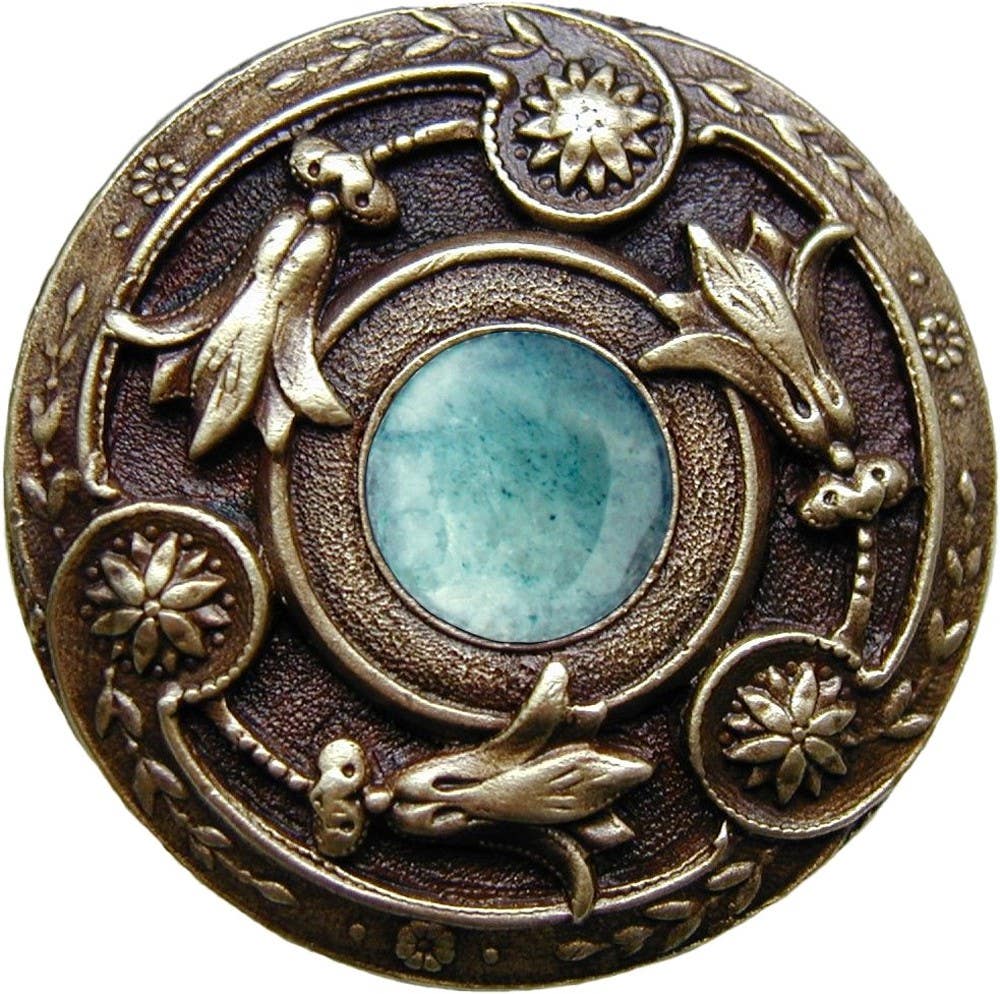 Notting Hill NHK-161 Jeweled Lily Knob 1-1/4 diameter