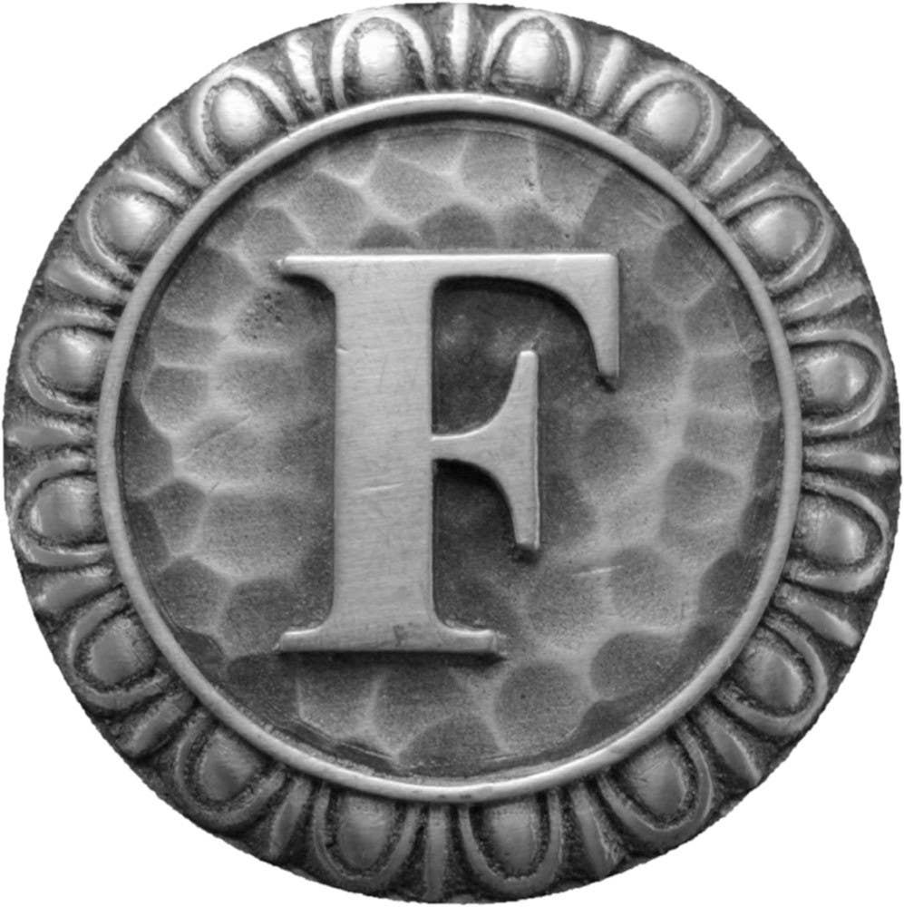 Notting Hill NHK-185 Initial F Knob 1-3/8 diameter