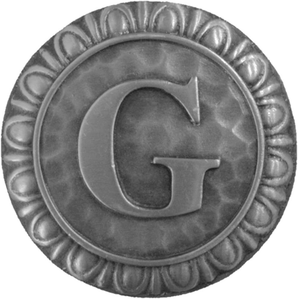 Notting Hill NHK-186 Initial G Knob 1-3/8 diameter