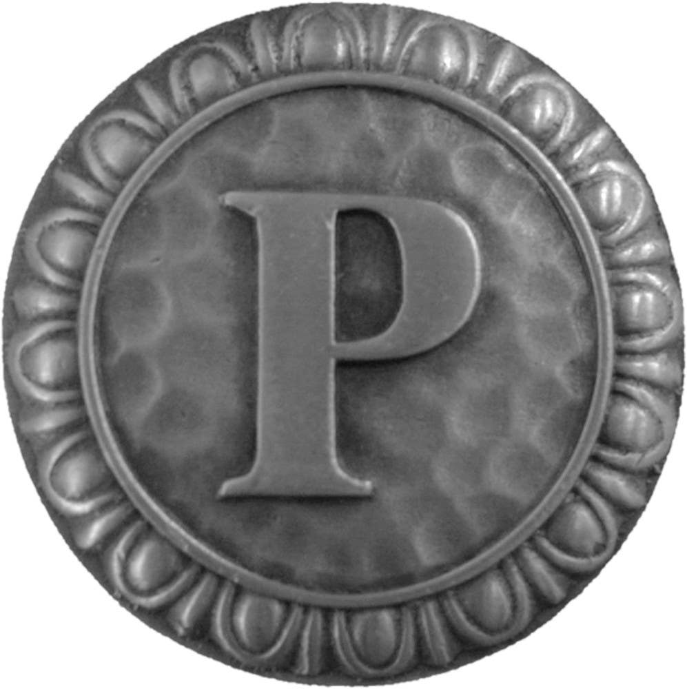 Notting Hill NHK-195 Initial P Knob 1-3/8 diameter