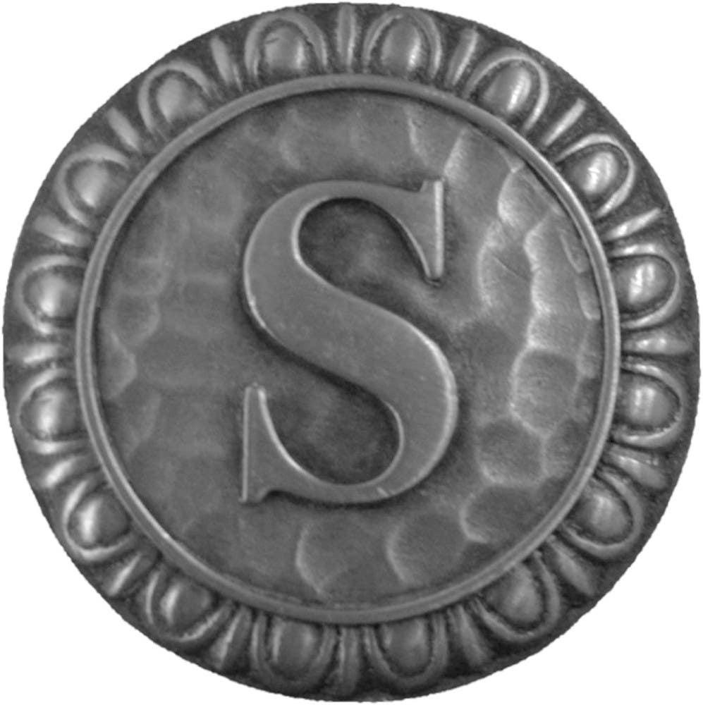 Notting Hill NHK-198 Initial S Knob 1-3/8 diameter