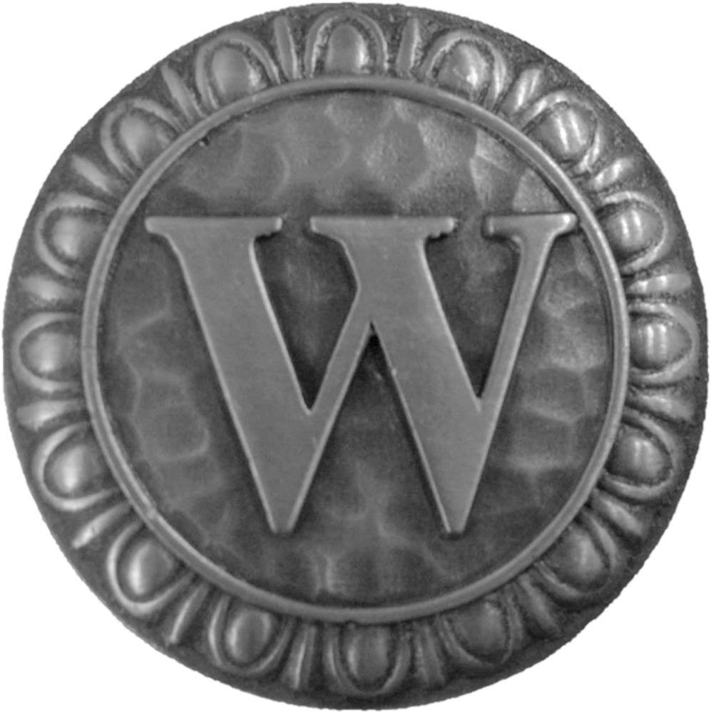 Notting Hill NHK-202 Initial W Knob 1-3/8 diameter