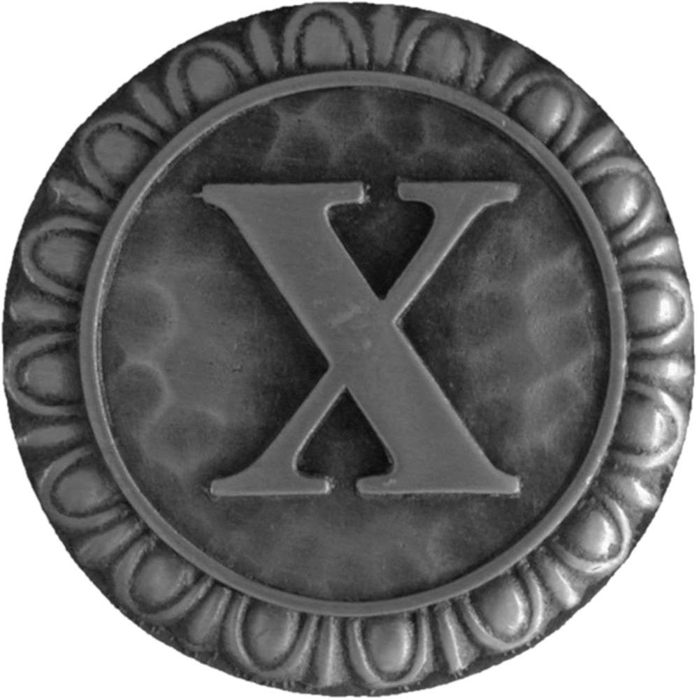 Notting Hill NHK-203 Initial X Knob 1-3/8 diameter