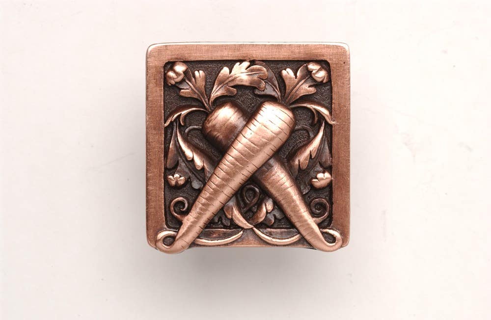 Notting Hill NHK-252 Leafy Carrot Knob 1-1/2 square