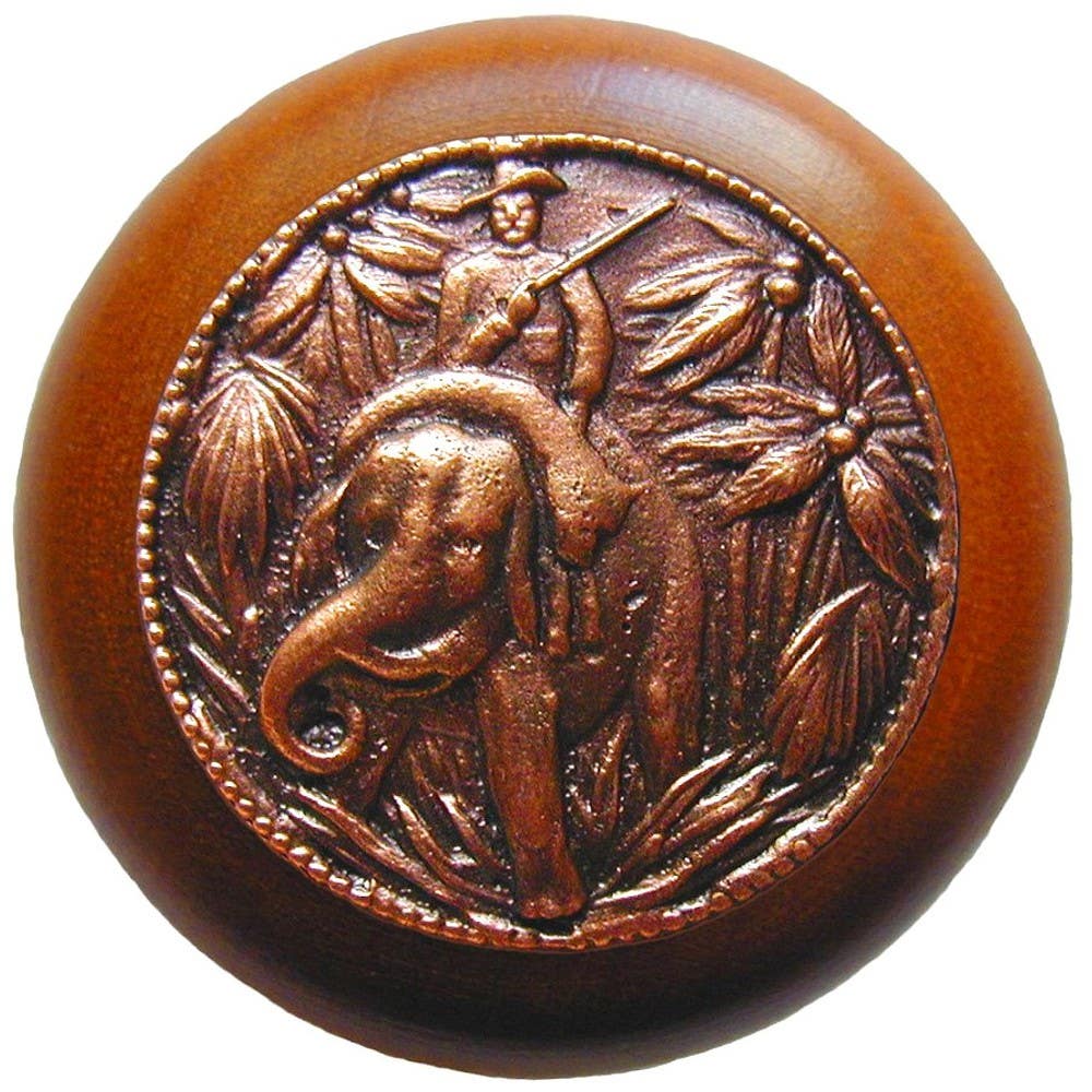 Notting Hill NHW-705 Jungle Patrol Wood Knob 1-1/2 diameter