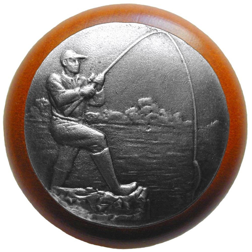 Notting Hill NHW-707 Catch of the Day Wood Knob 1-1/2 diameter