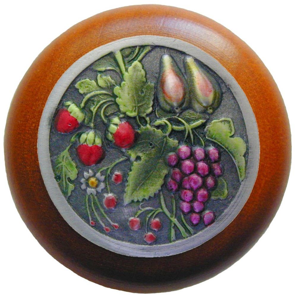 Notting Hill NHW-713 Tuscan Bounty Wood Knob 1-1/2 diameter