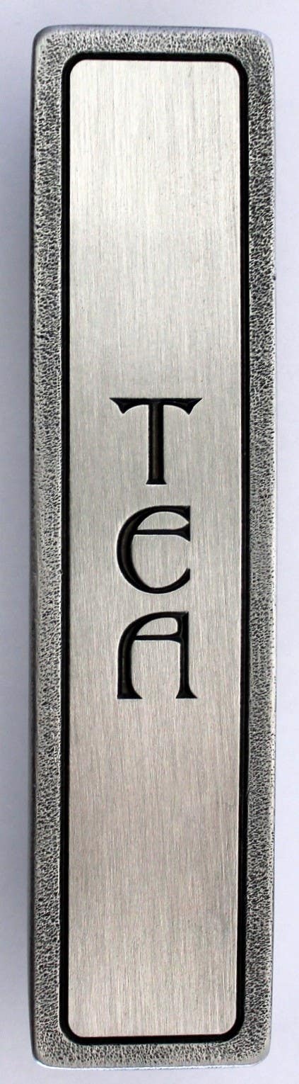 Notting Hill NHP-340 Engraved TEA (Vertical) Pull 4 x 7/8