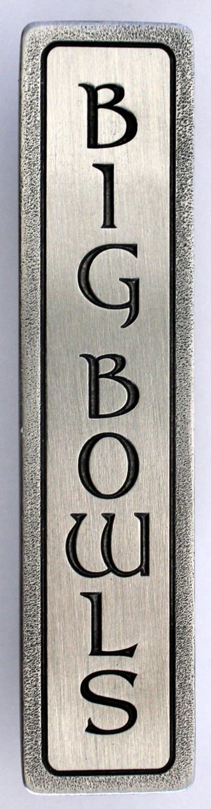Notting Hill NHP-344 Engraved BIG BOWLS (Vertical) Pull 4 x 7/8