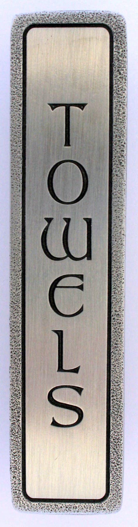 Notting Hill NHP-350 Engraved TOWELS (Vertical) Pull 4 x 7/8
