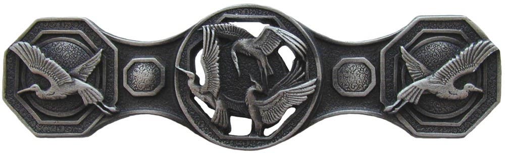 Notting Hill NHP-637 Crane Dance Pull 3-7/8 x 1-1/8