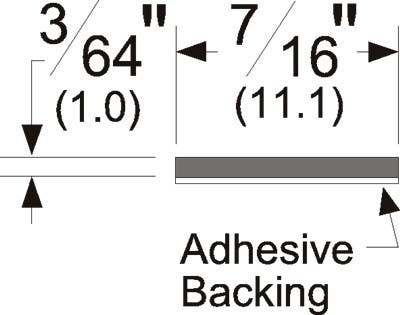 Pemko F134 Husky Fascia For 1-3/4" Doors
