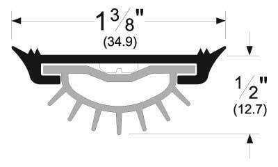 Pemko 209 Bottom Plate Door Shoe w/ Eco-V Insert
