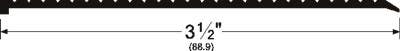Pemko 324 Sill Nosing, 3-1/2" W x 1/80" H