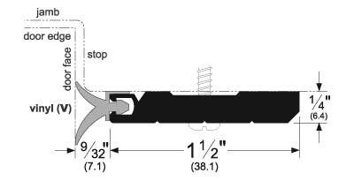 Pemko 2893 Heavy Duty Perimeter Gasketing w/ Eco-V insert