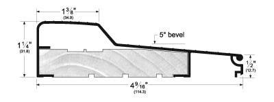 Pemko 8451 Fixed Sill, 1-1/4" H