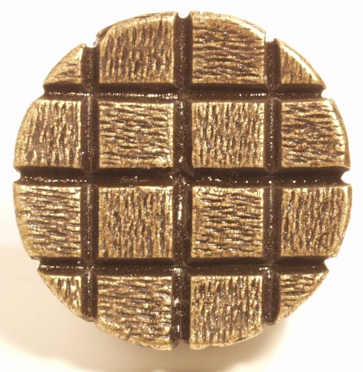 Emenee-OR339 Textured Checkerboard Circle