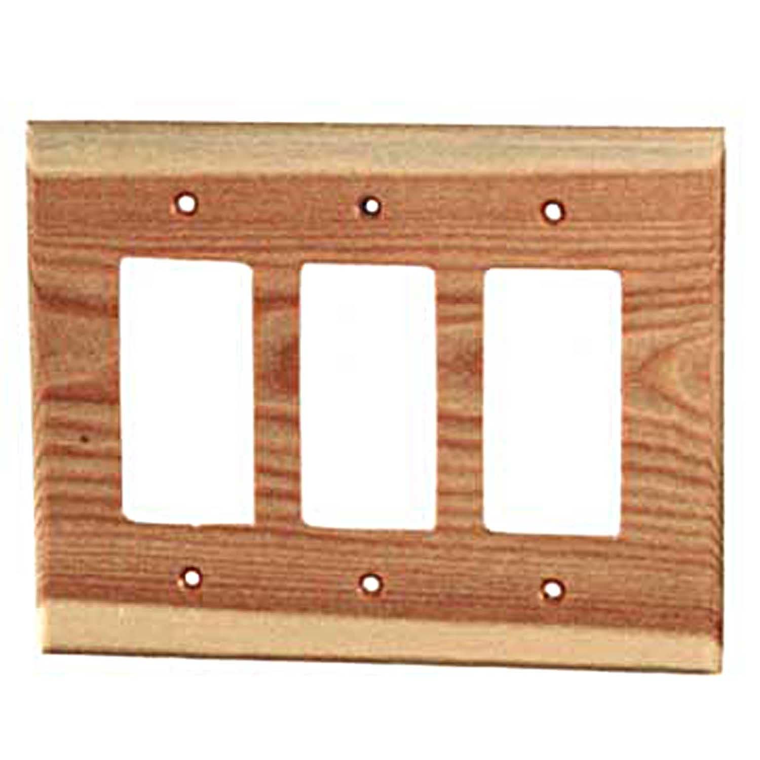 Sierra 6823 Traditional - 3 Rocker Switch Plate