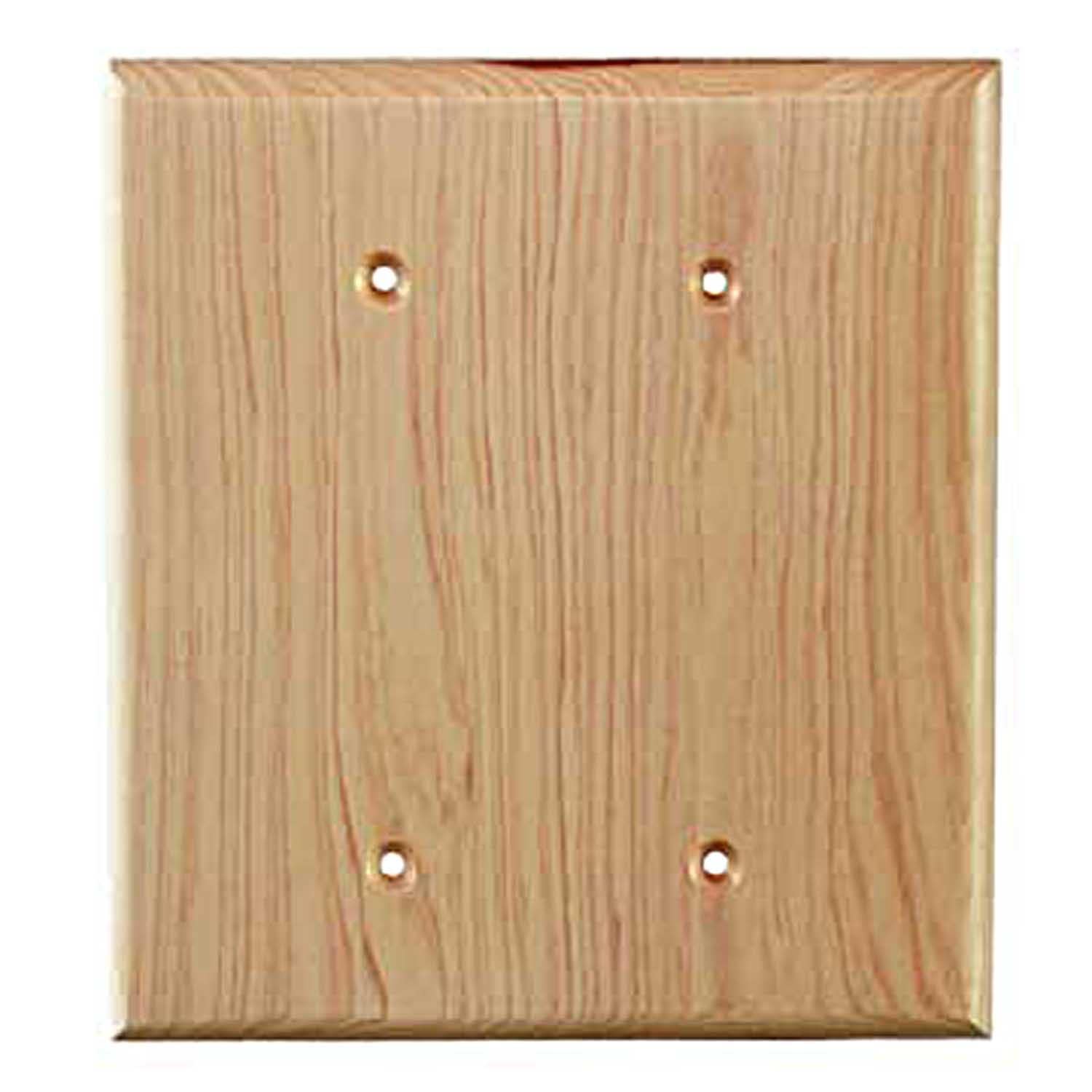 Sierra 682524 Traditional - 3 Blank Switch Plate - Douglas Fir