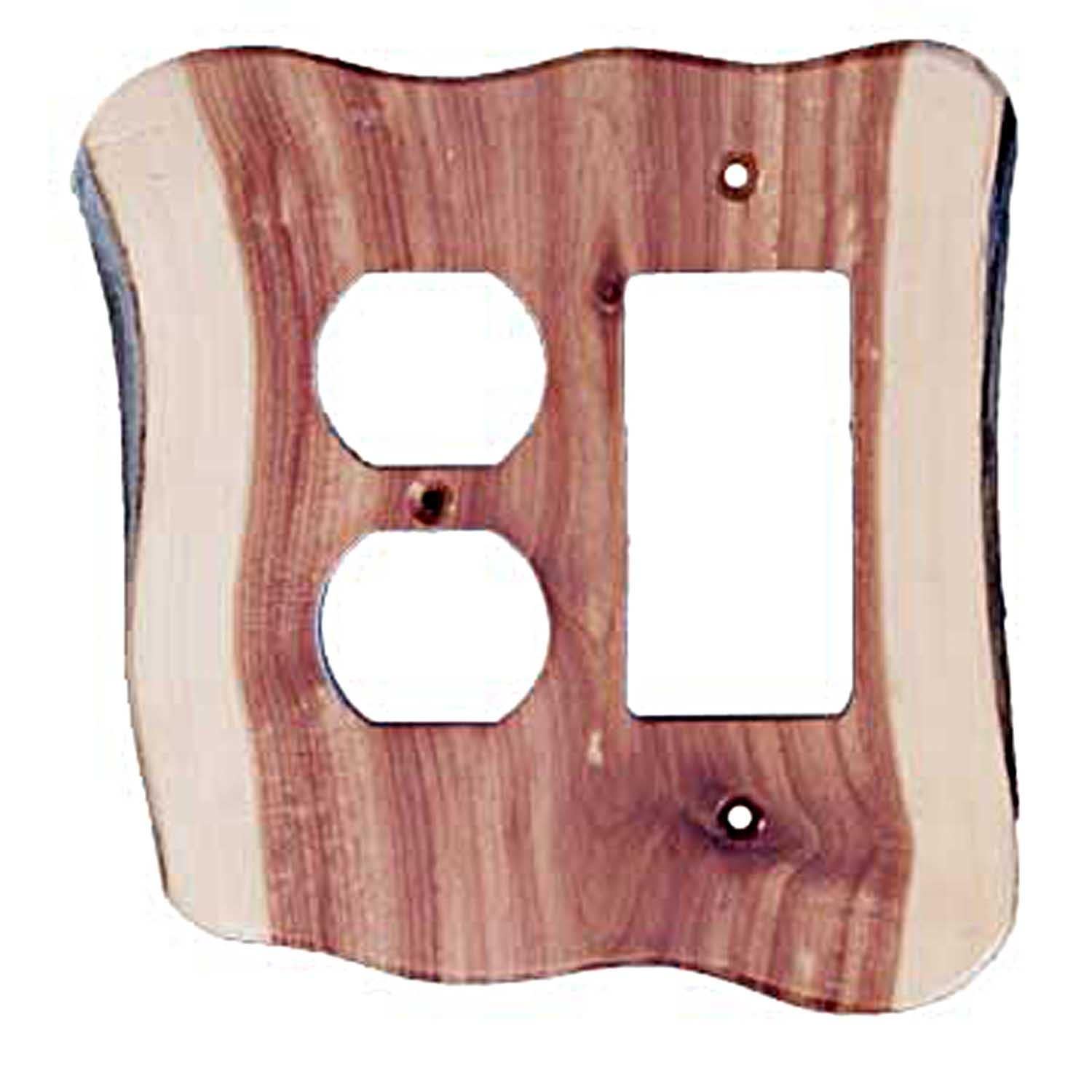 Sierra 682596 Traditional - Duplex / rocker Switch Plate - Juniper