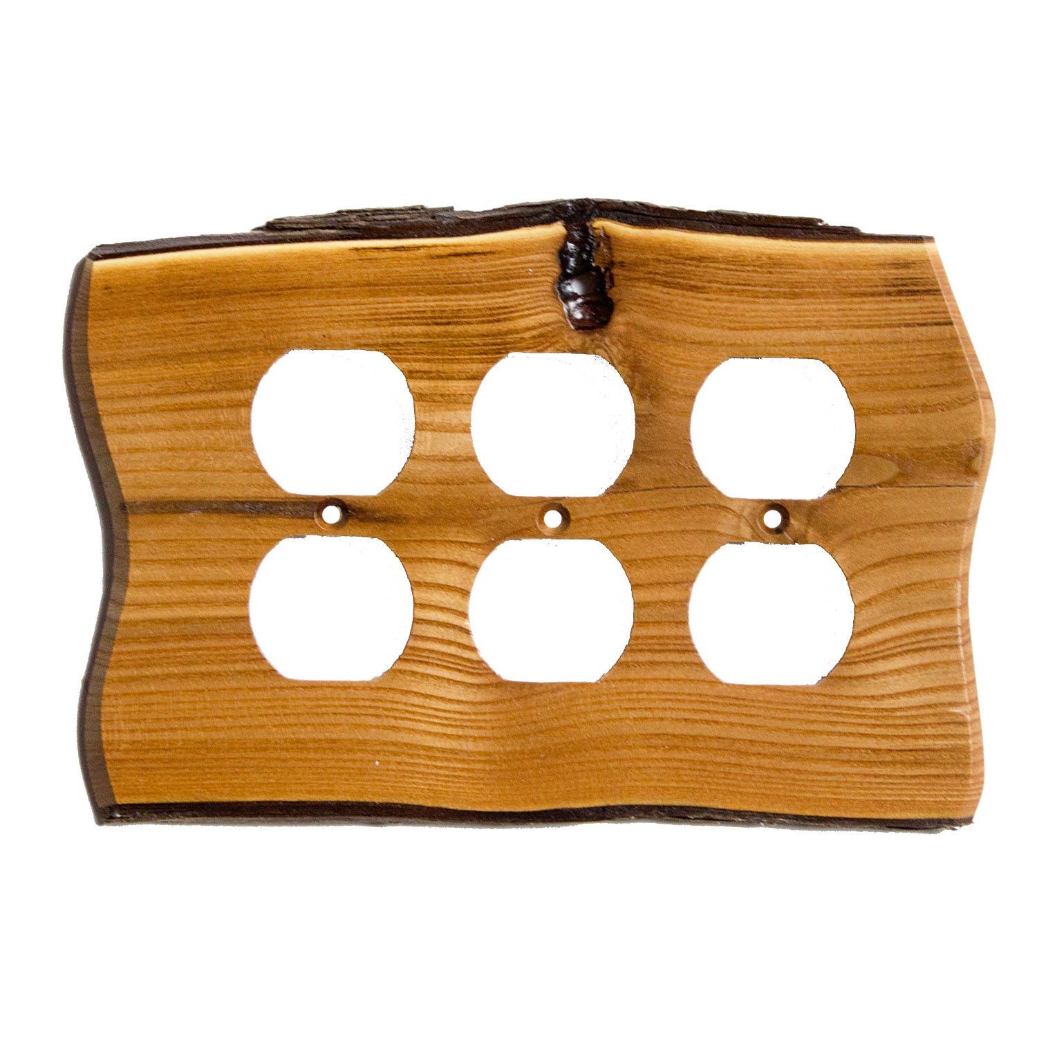 Sierra 6827 Rustic - 3 Toggle Switch Plate