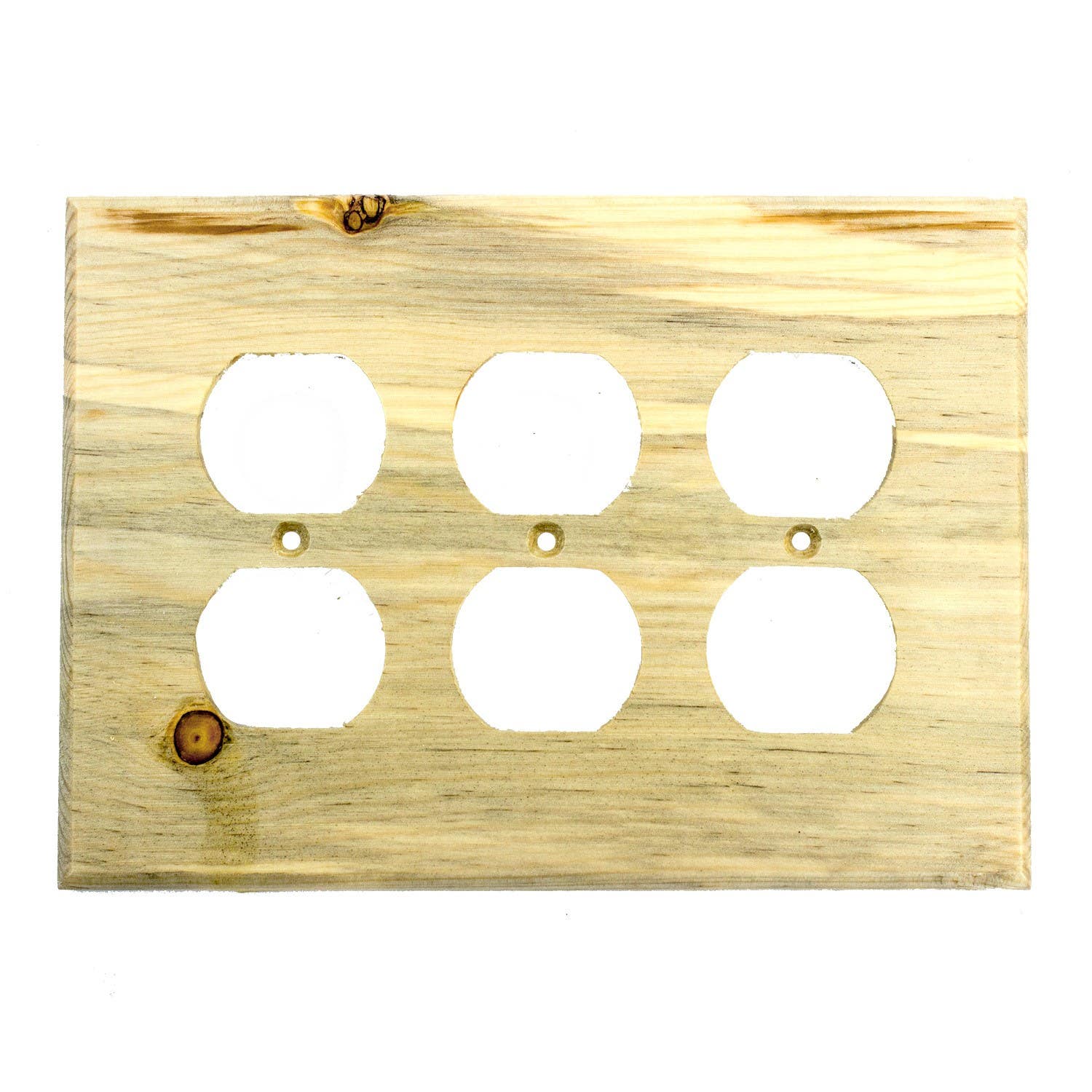 Sierra 6828 Traditional - 3 Duplex Switch Plate